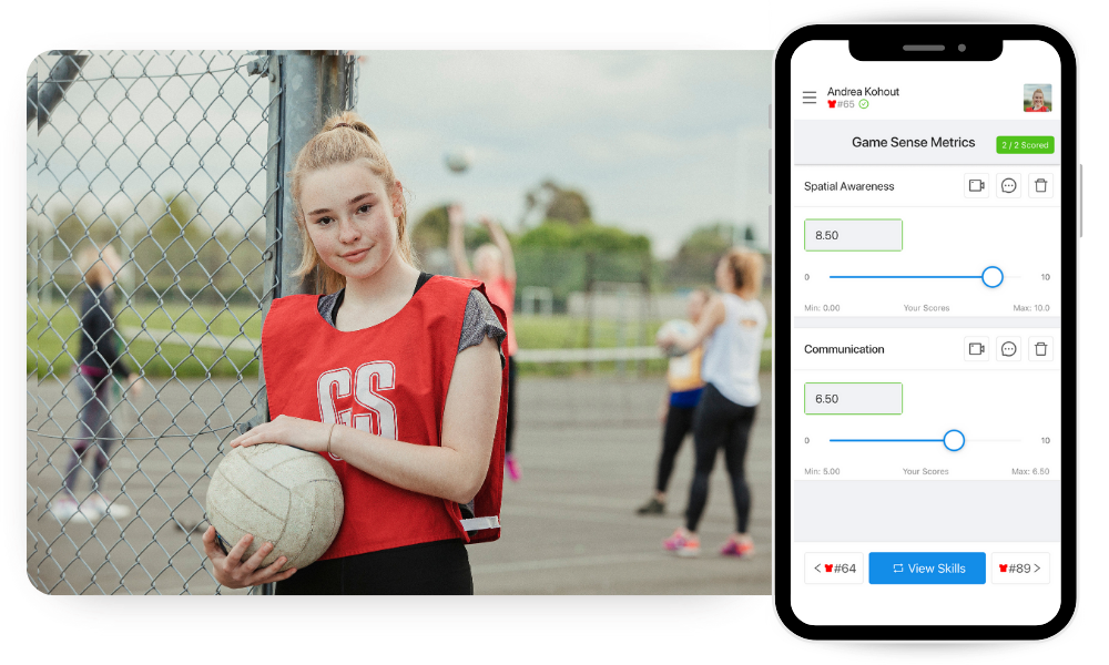Netball Evaluation App for Tryouts & Player Assessments - SkillShark ...