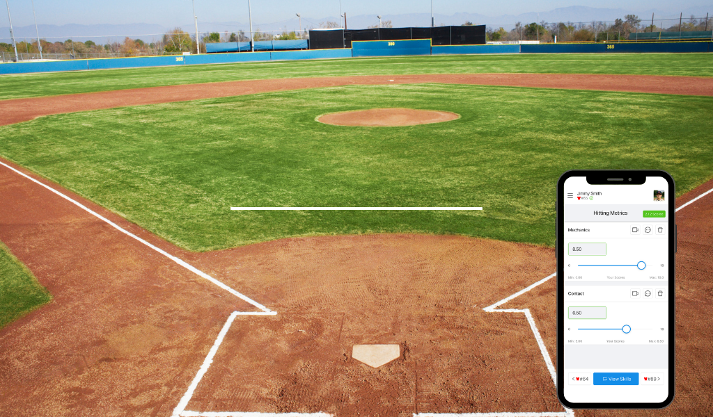 Baseball evaluation software.