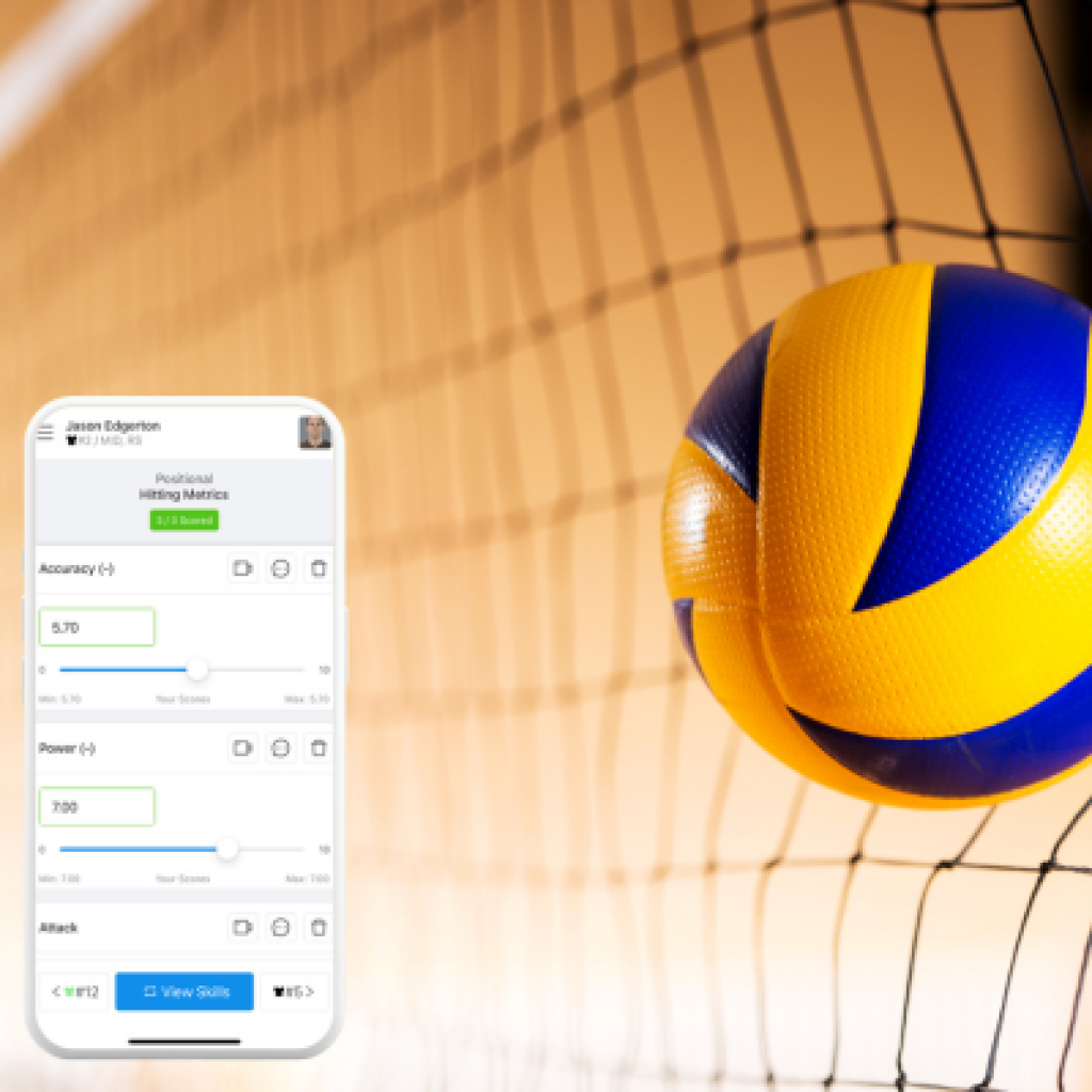 Volleyball evaluation software.