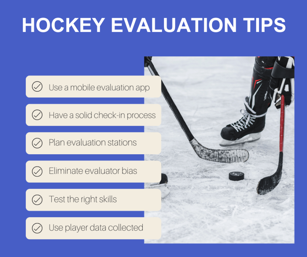 Hockey evaluation tips.