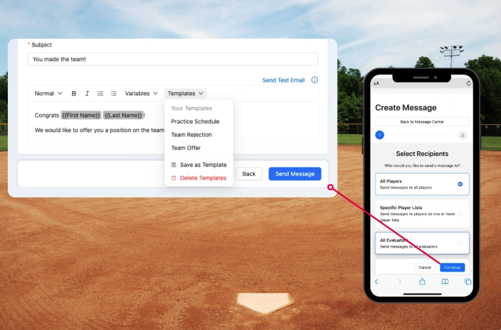 Message Center in SkillShark.