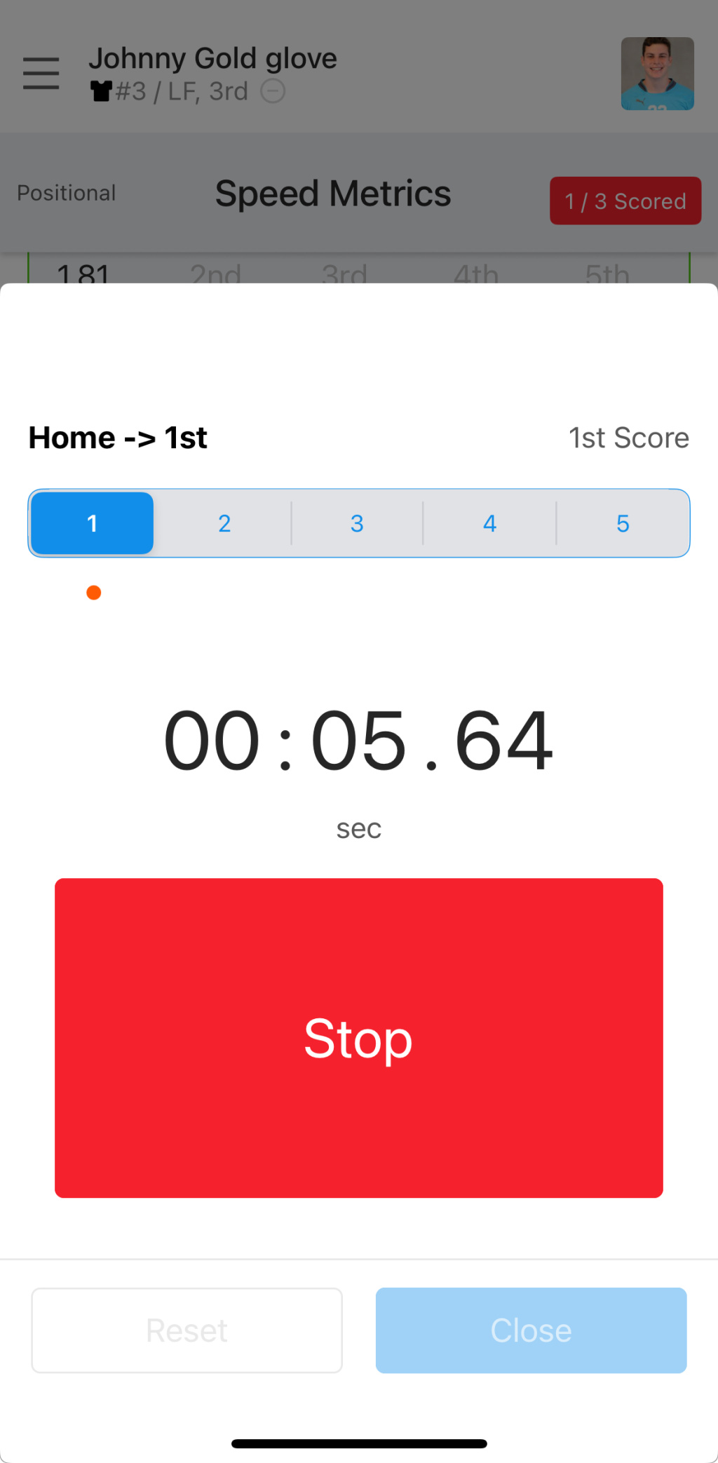 Stop watch in SkillShark.