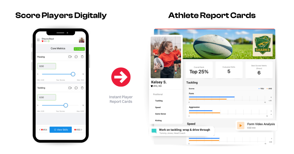 Rugby evaluation app.