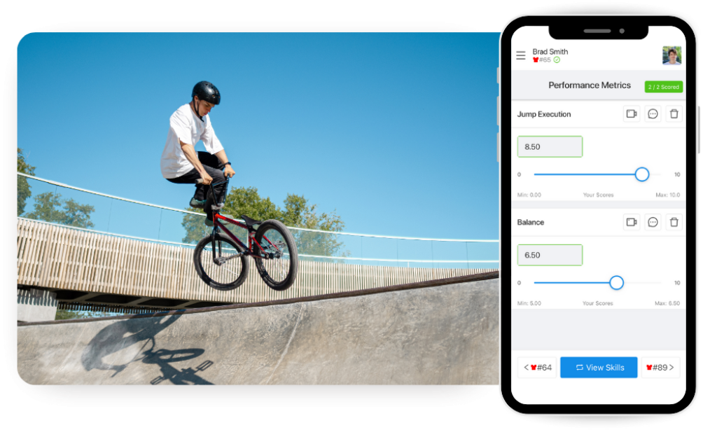 BMX Evaluation App.