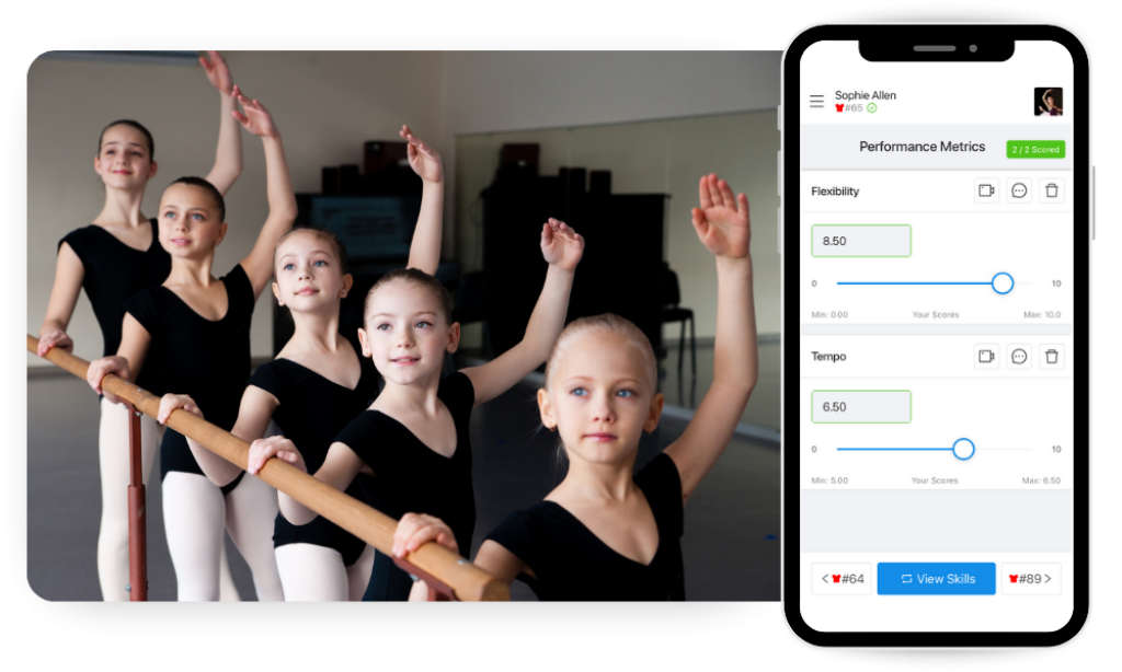 Dance evaluation app.