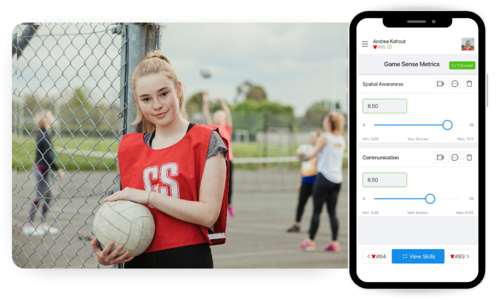 Netball evaluation app.