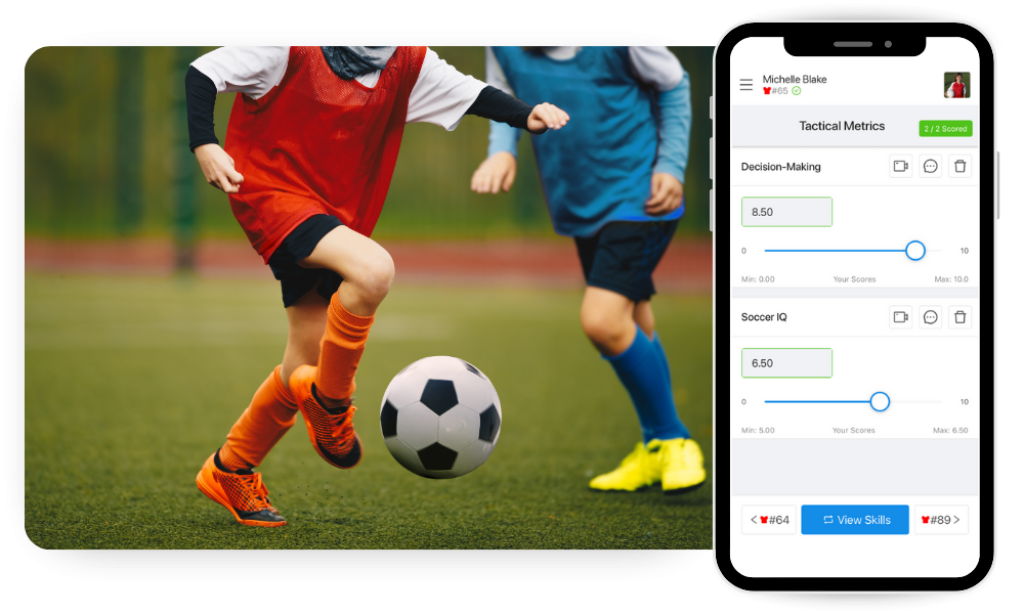 Soccer evaluation app.