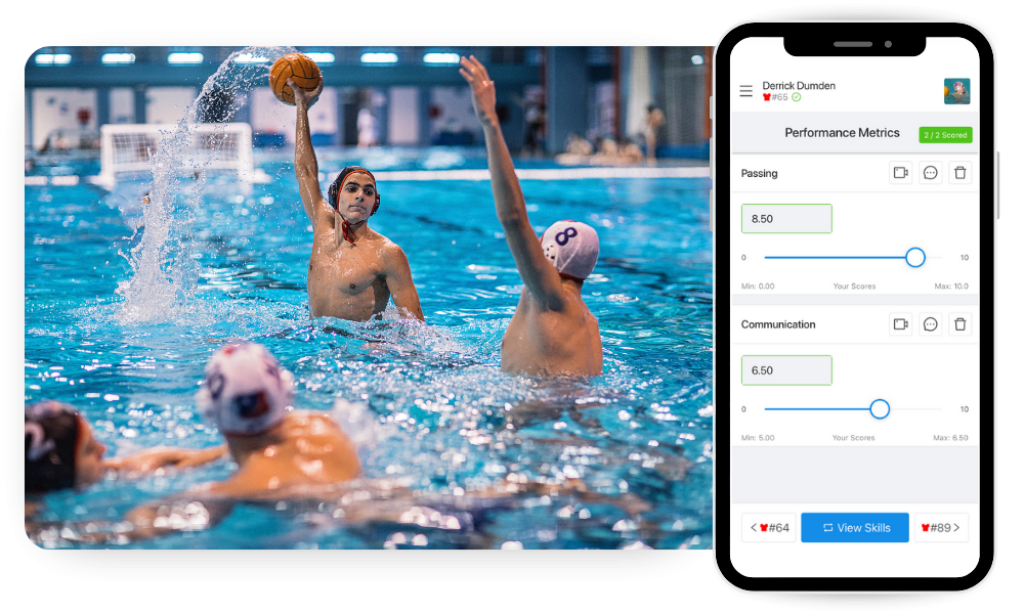 Water polo evaluation app.