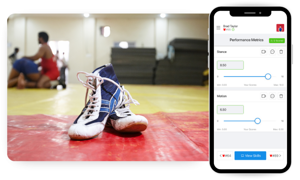 Wrestling evaluation app.